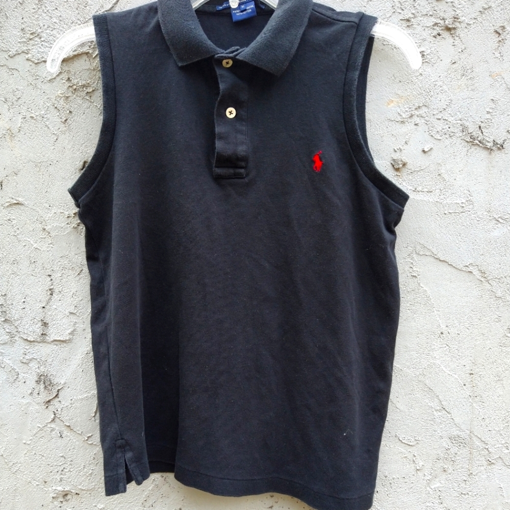 RALP LAUREN SPORT SHIRT.  SZ MEDIUM